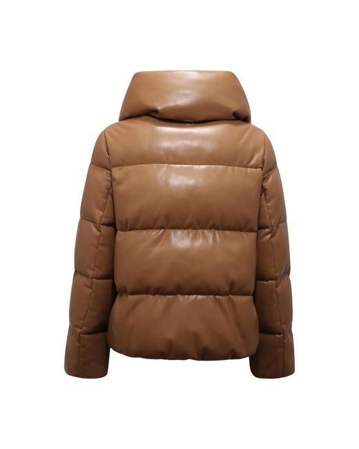 EMMA & GAIA Brown Winter Jackets