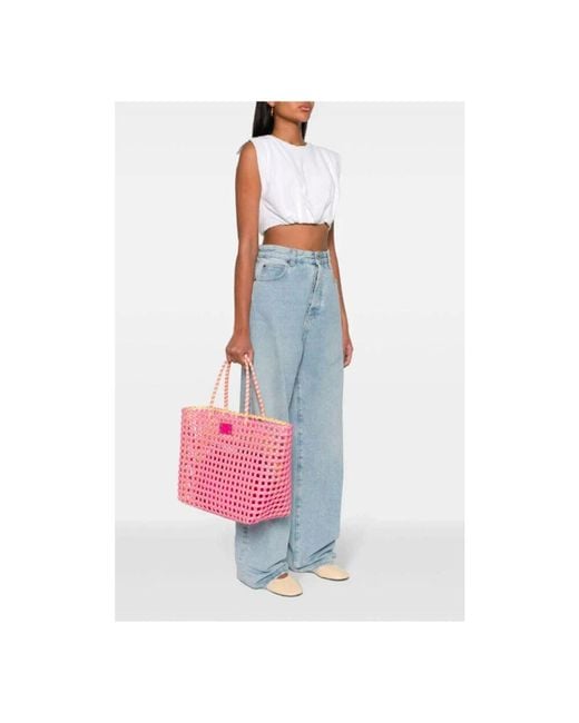 Tote Bags MSGM de color Red