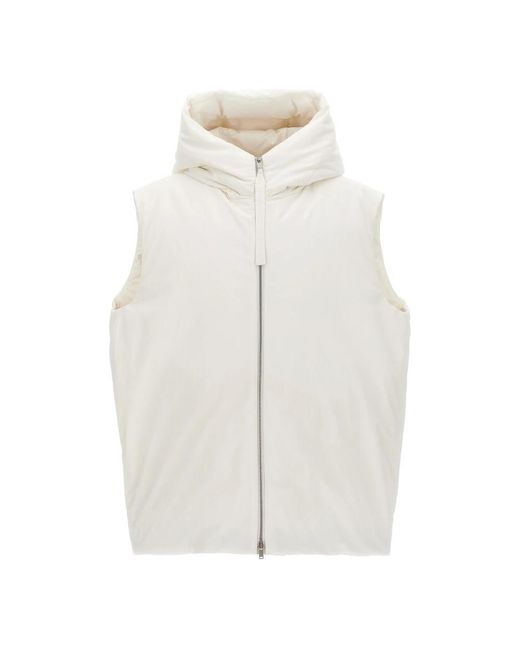 Jil Sander 01 Vest in het White voor heren