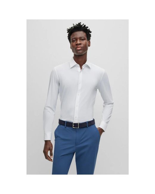 HUGO White Formal Shirts for men