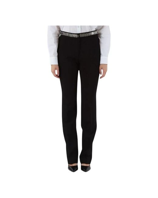 Pinko Black Straight Trousers