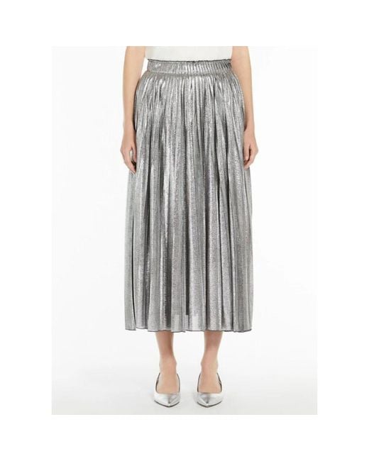 Midi Skirts Weekend by Maxmara de color Gray