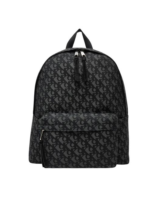 Calvin Klein Logo Jacquard Backpack in het Black voor heren