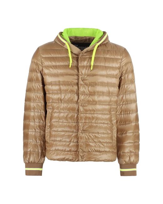 Herno Brown Down Jackets for men