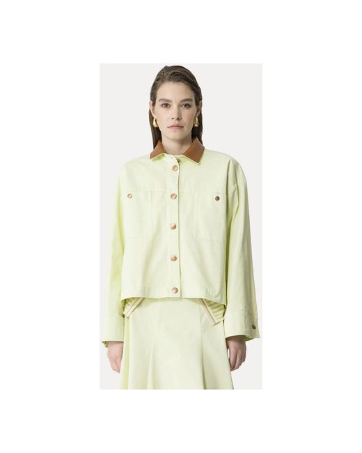 Denim Jackets Forte Forte de color Green