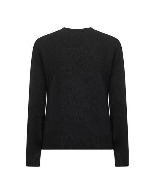 Mc2 Saint Barth Black Round-Neck Knitwear