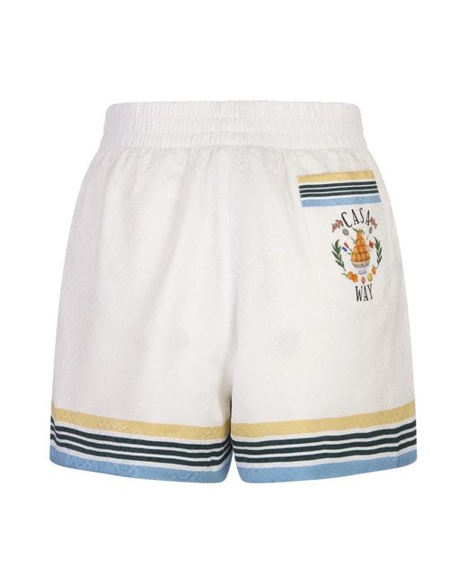 Casablancabrand White Short Shorts