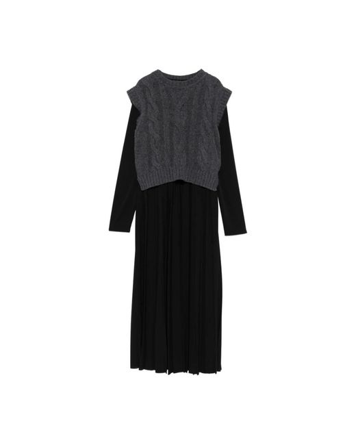 Weekend by Maxmara Midi Dresses in het Black