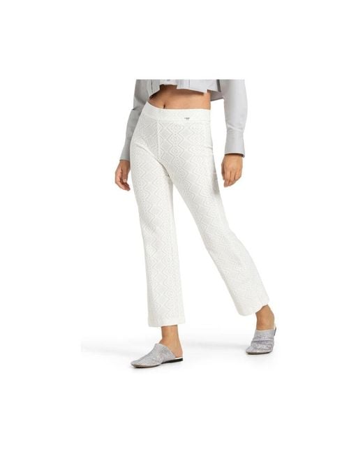 Wide Trousers Cambio de color White