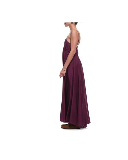 Forte Forte Purple Rubin kleid elegante abendgarderobe