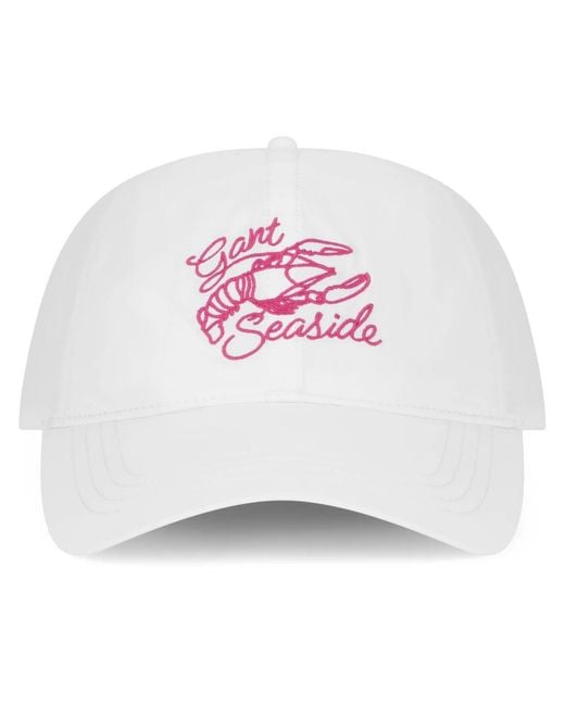 Caps Gant de hombre de color White