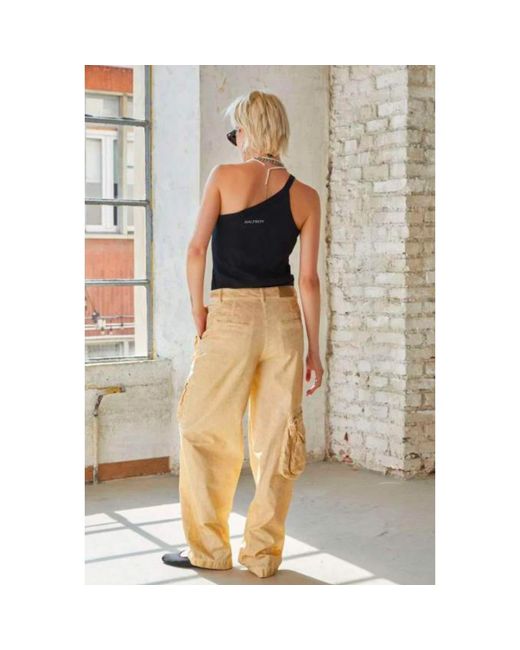 Halfboy Natural Cargo pants in warm sand