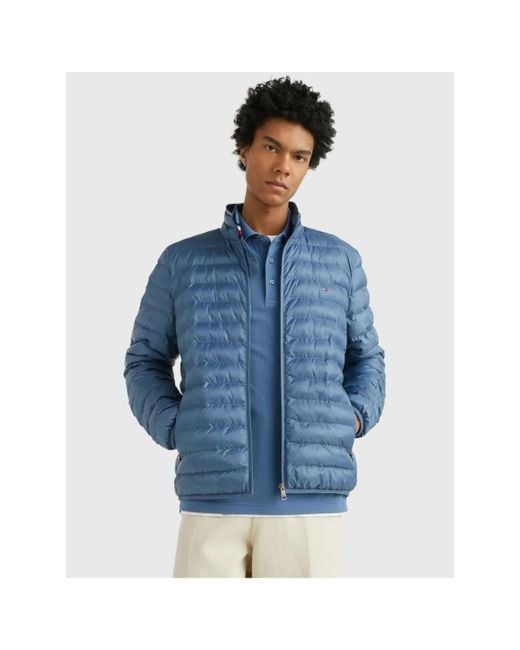 Down Jackets Tommy Hilfiger de hombre de color Blue