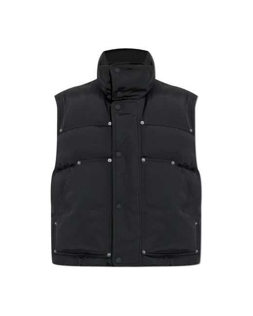 DSquared² Jassen ,Zwart ,Katoen Vest Met Logo in het Blue