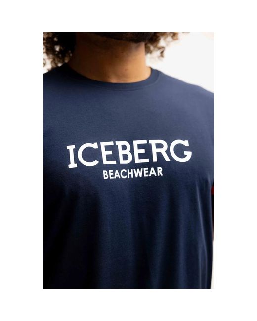 Iceberg Milano t-shirt dunkelblau in Blue für Herren