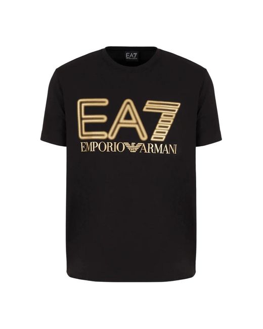 EA7 Black T-Shirts for men