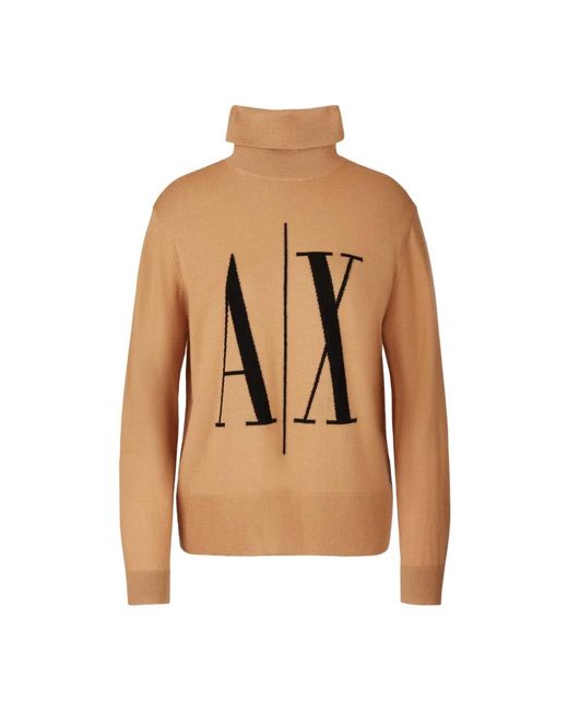 ARMANI EXCHANGE Natural Turtlenecks