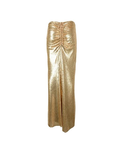 Gonna in nylon elegante di Patrizia Pepe in Natural