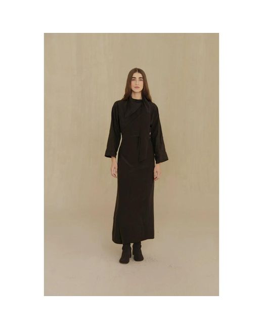 Cortana Black Wrap Dresses