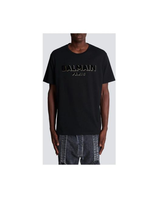 Balmain Black T-Shirts for men