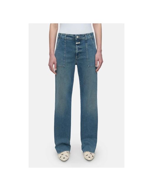 Closed Blue Straight Fit Jeans