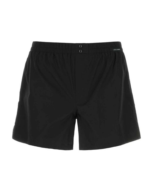 Dolce & Gabbana Black Casual Shorts for men