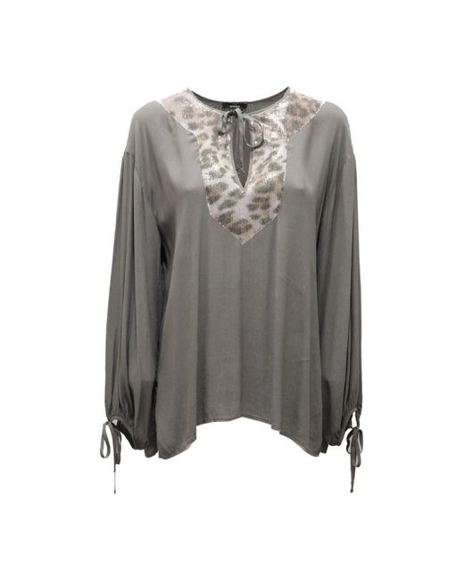 Mason's Overhemden ,Groen ,Pailletten Groene Pailletten Blouse in het Gray