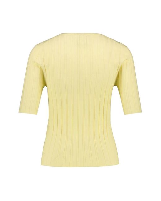 Allude Rondgebreide Kleding in het Yellow