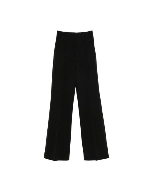 Sportmax Black Wide Trousers