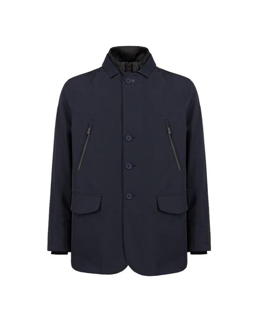 People Of Shibuya Blue Rain Jackets for men