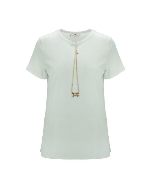 Elisabetta Franchi Green T-Shirts