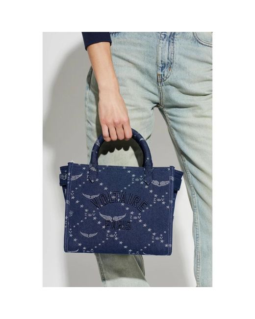 Zadig & Voltaire Blue Tote Bags