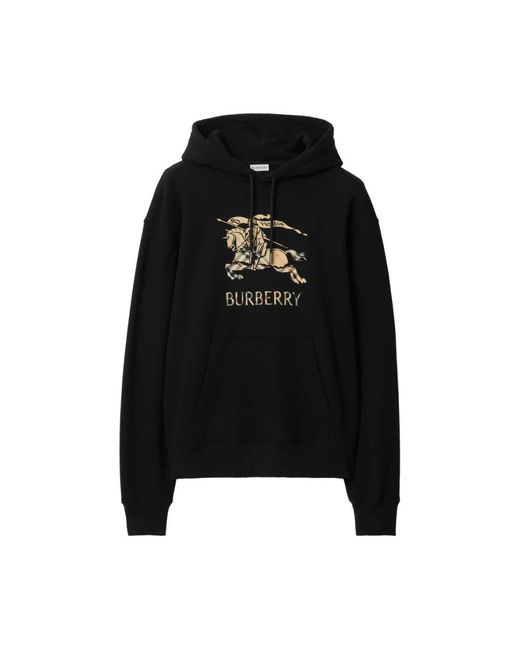 Burberry Hoodies in het Black voor heren