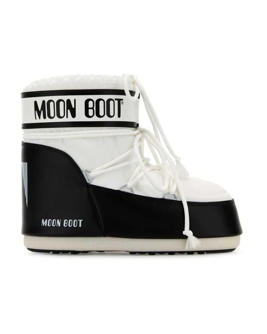 Moon Boot White Winter Boots