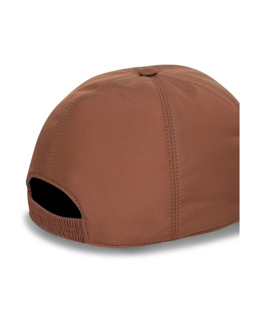 Zegna Brown Caps for men