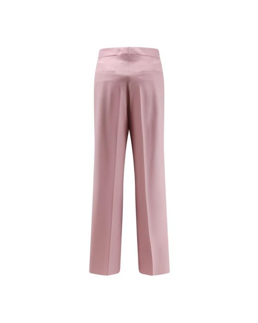Tagliatore Red Wide Trousers