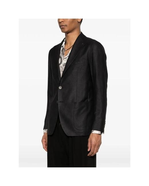 Tagliatore Black Blazers for men