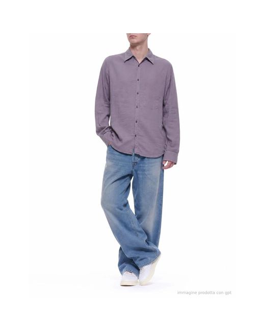 Cellar Door Purple Casual Shirts for men