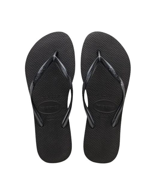 Havaianas Black Flip Flops