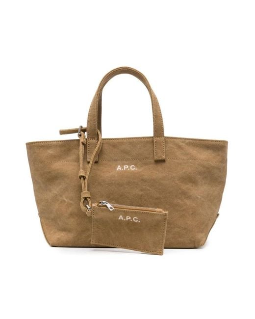 A.P.C. Brown Shopping Bags