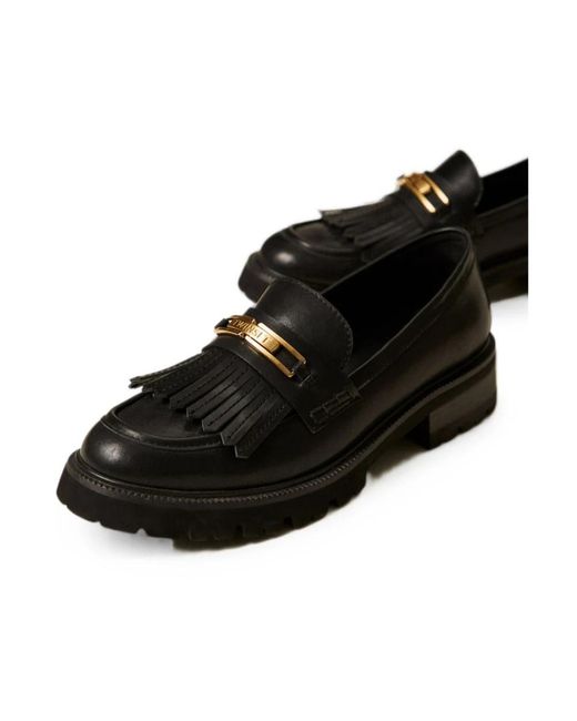 Twinset Black Loafers