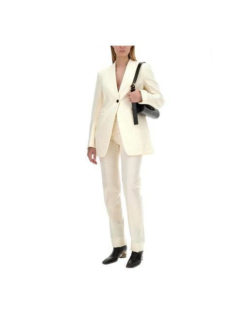 Jil Sander Natural Slim-Fit Trousers