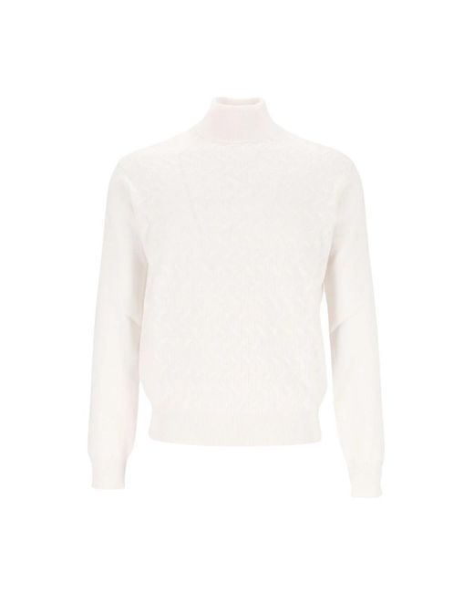 Turtlenecks Corneliani de hombre de color White