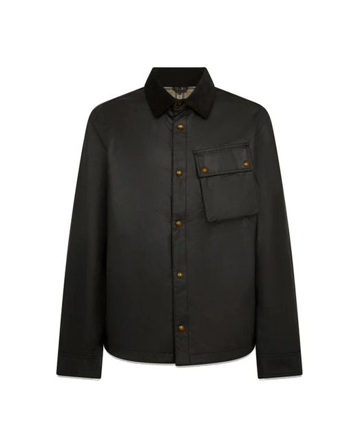 Belstaff Jassen ,Zwart ,Katoen Ground Jacket in het Black voor heren