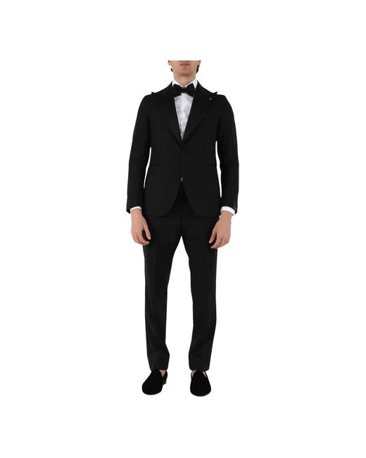 Single Breasted Suits Tagliatore de hombre de color Black