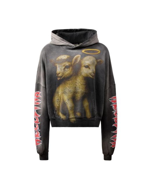 HELLSTAR Black Hoodies for men