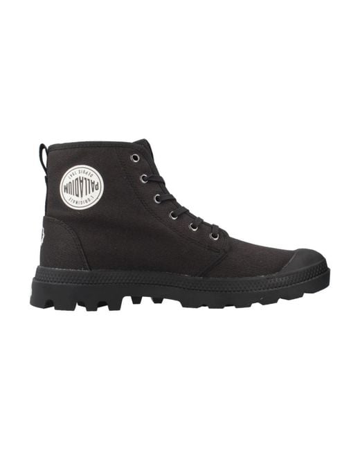 Palladium Lace-Up Boots in het Black voor heren