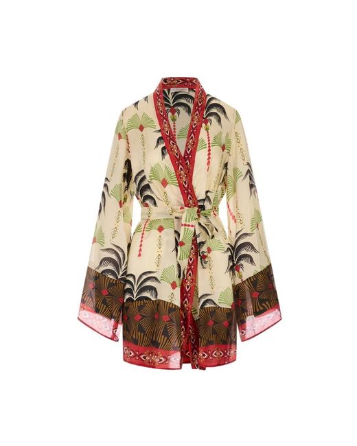 Anjuna Carlotta Kimono in het Multicolor