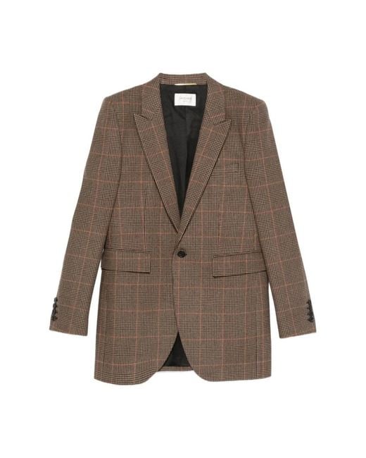 Saint Laurent Brown Blazers