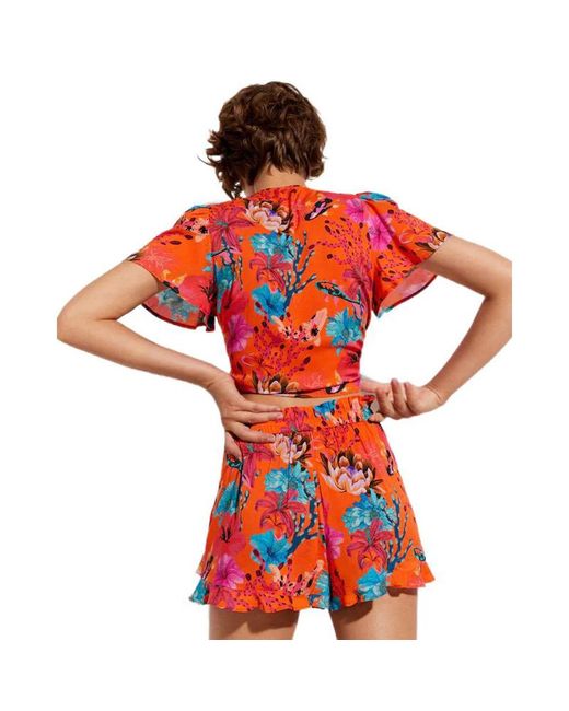 Desigual Red Playsuits